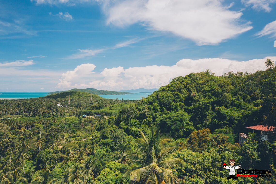 4 Bed Pool Villa with Sea View – Taling Ngam, Koh Samui – For Sale